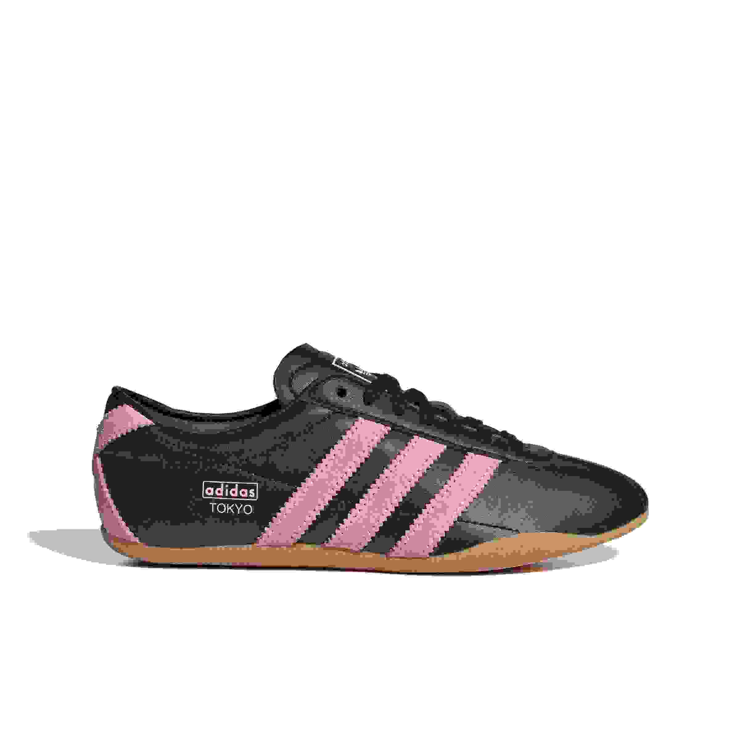adidas Originals Tokyo Grade School Girls' "Core Black/Glow Pink/Gum 3" Shoe